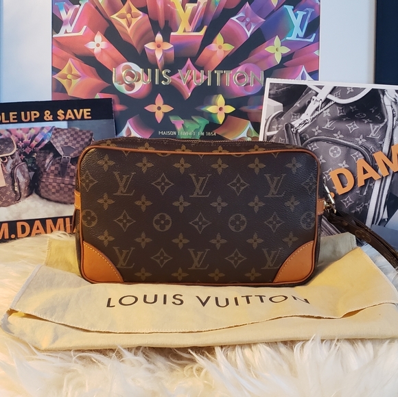 💯 Louis Vuitton Marly Dragonne Clutch - Picture 9 of 14